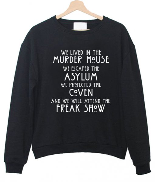 american horror sweatshirt IGS