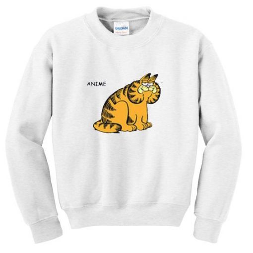 anime garfield sweatshirt RE23