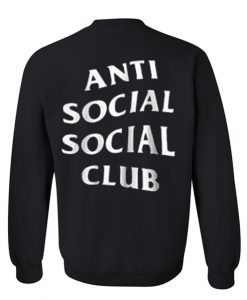 anti social social club black color Sweatshirt IGS