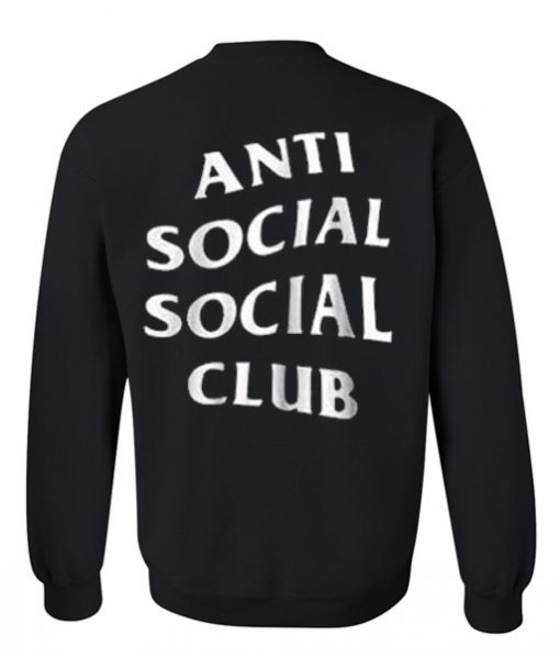 anti social social club black color Sweatshirt IGS