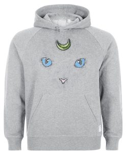 cat face and moon hoodie IGS