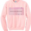 delete all emoticon sweatshirt IGS