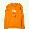 funny eyes nose sweatshirt IGS