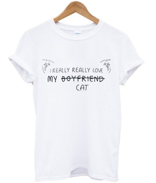 i really really love my cat t-shirt IGS