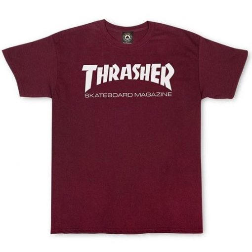 thrasher skateboard magazine T-shirt RE23