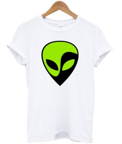 Alien Yin Yang Green T-shirt RE23