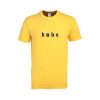 Babe Logo Yellow Shirt RE23