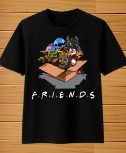 Disney Lilo Stitch Yoda Friends T-shirt RE23