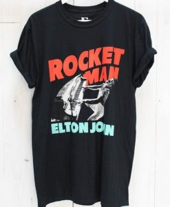 Elton John Rocket Man Tshirt RE23