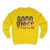 Good Vibes Printed Graphic Sweatshirt RE23