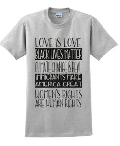 Love is Love Black Lives Matter T-shirt ZX03