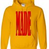 MADE font hoodie IGS
