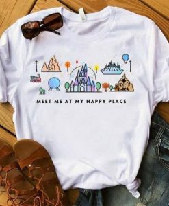 Meet Me At My Happy Place T-Shirt RE23
