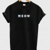 Meow Font T-shirt ZX03