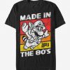 Nintendo Raccoon Mario Made in the 80's T-Shirt ZX03