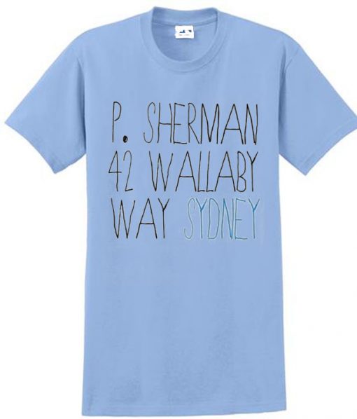 P Sherman 42 Wallaby Way Sydney T-Shirt ZX03