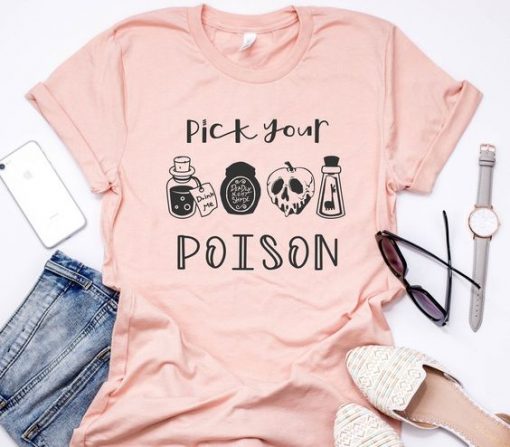 Pick Your Poison Disney Halloween Shirt ZX03