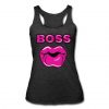 Pink Boss Lips Tanktop RE23