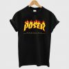 Poser Font Thrasher T-shirt RE23
