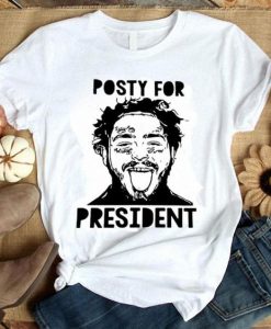 Post Malone posty for president shirt ZX03