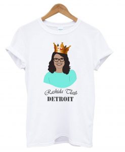 Rashida Tlaib White T shirt ZX03