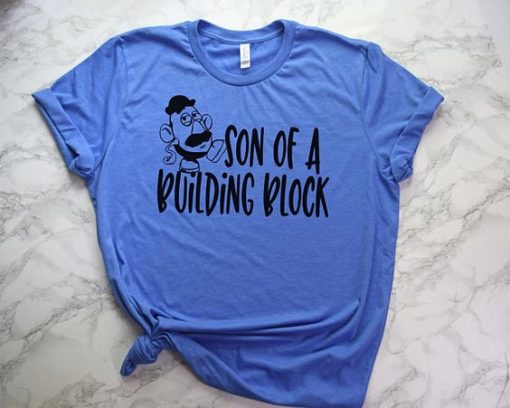 SON OF A BUILDING BLOCK TSHIRT ZX03