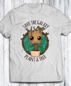 Save The Galaxy Plant A Free T-Shirt ZX03