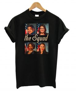 Squad AOC Rashida Tlaib Ilhan Omar Ayanna Pressley T shirt ZX03