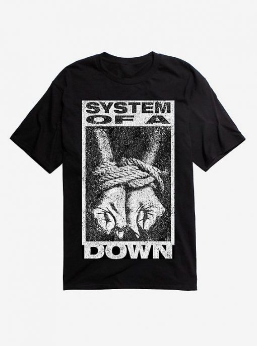 System Of A Down Tied Hands T-Shirt RE23