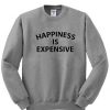 happiness is expensive sweatshirt IGS