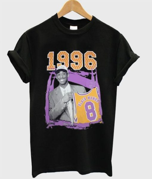 1996 kobe bryant t-shirt RE23