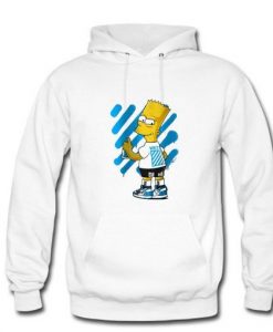 Bart Simpson Off White Urban Hoodie RE23