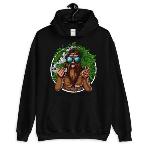 Bigfoot Smoking Hoodie ZX03