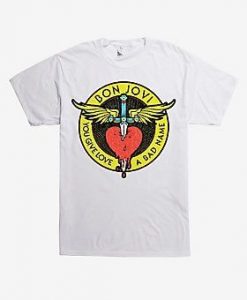 Bon Jovi Through the Heart T-Shirt RE15