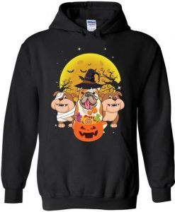 Bulldog Halloween Hoodie ZX03