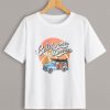 Car & Letter Print T-shirt RE23