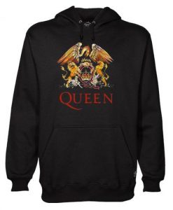 Donebay Queen Freddie Mercury Logo Hoodie REW