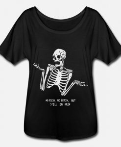 Funny Skeleton Womens T-Shirt REW