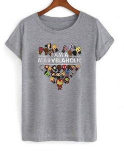 I am a marvelaholic t-shirt RE23