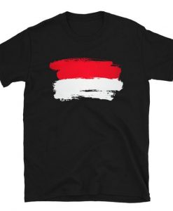 Indonesia Indonesian Flag Retro T-shirt REW