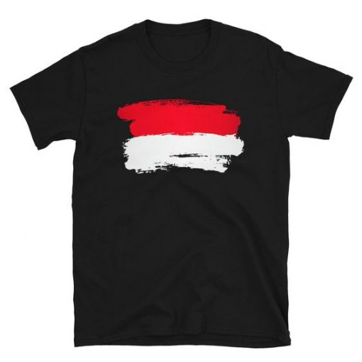 Indonesia Indonesian Flag Retro T-shirt REW