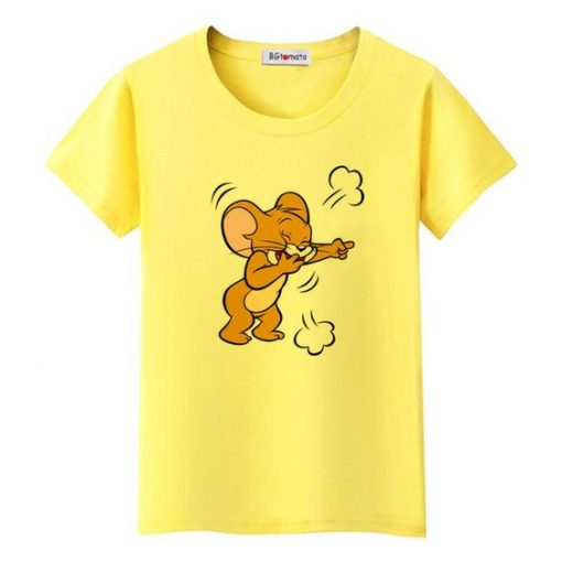 Jerry Mouse Funny Women's T-Shirt RE23