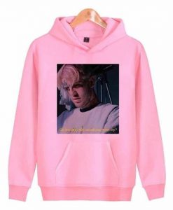 Lil Peep On The Day I Die Would You Even Cry Hoodie REW