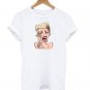 miley cyrus cartoon t-shirt REW