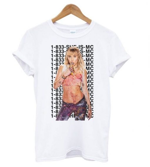 Miley Cyrus She Is Coming T-shirt REW