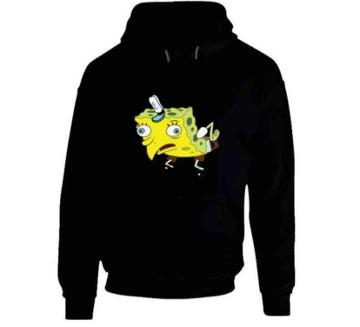 Mocking Spongebob Funny Spongemock Hoodie REW