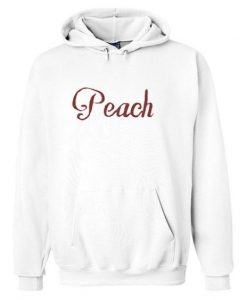 Peach Font Hoodie RE23