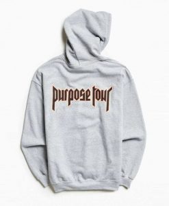 Purpose Tour Hoodie Back REW