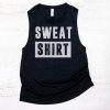 Sweat Shirt Tank Top RE23