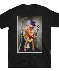 Women Smoking T-shirt REW